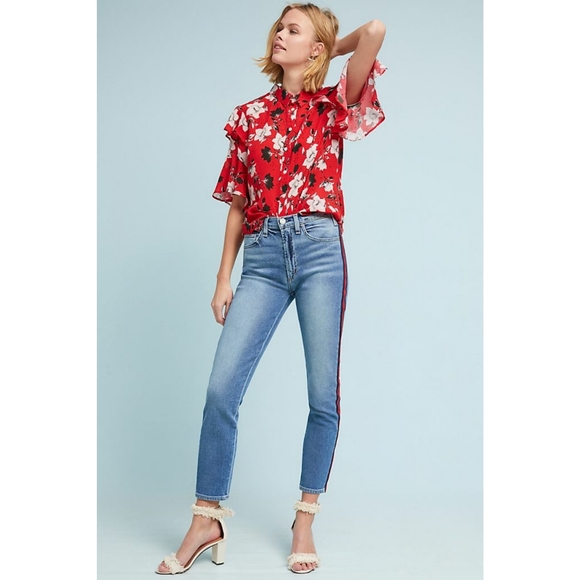 McGuire Denim Denim - Mcguire Ibiza High Rise Skinny Ankle Jeans Stripes